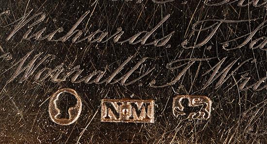 An early Victorian snuff box, by Nathaniel Mills, Length 82mm Weight: 4.1oz/128grms.